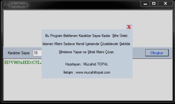 Şifre Matik - Password Generator