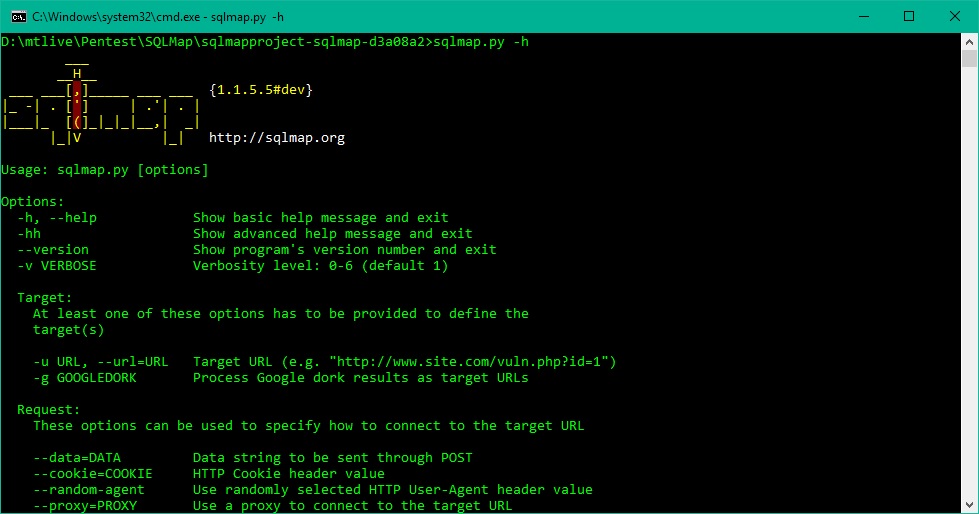 Penetrasyon Testi - SQLMap ( Windows & Linux)